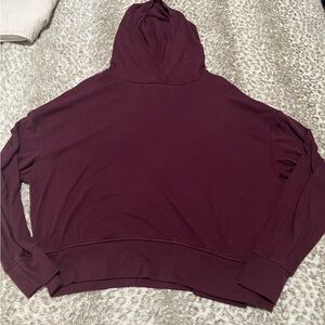 Nuuds Women's Slinky Rib Hoodie - Merlot